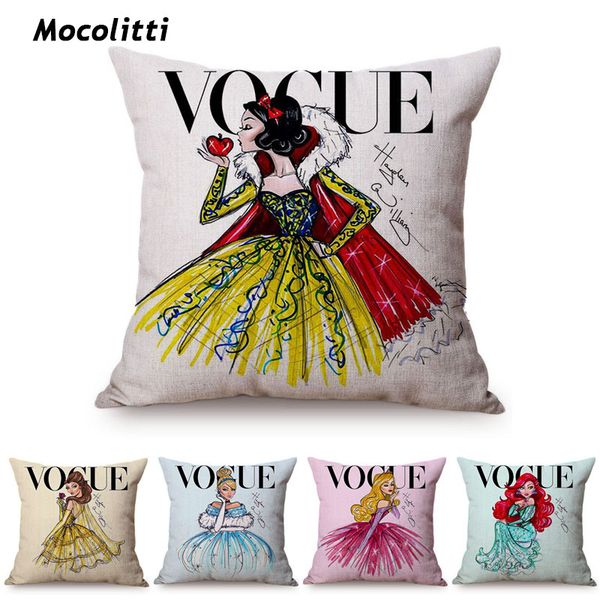 fashion beautiful girl room decorative sofa throw pillow cover cute charming princess poster printing cotton linen cushion cover
fashion beautiful girl room decorative sofa throw pillow cover cute charming princess poster printing cotton linen cushion cover