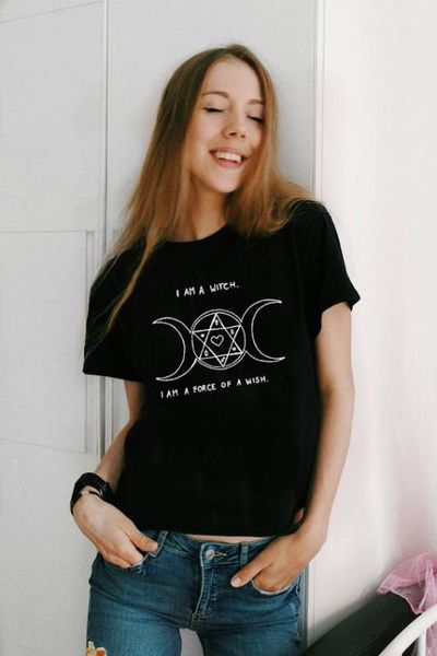 i am a witch i am a force of wish tumblr harajuku punk t shirt streetwear women t shirt crew neck casual graphic tshirt, White
i am a witch i am a force of wish tumblr harajuku punk t shirt streetwear women t shirt crew neck casual graphic tshirt, White