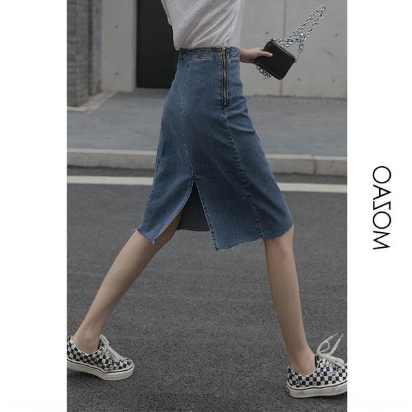 side zipper women's summer a- line 2020 new breech denim denim skirt high waist slimming back split all-match hip-covered skirt, Black
side zipper women's summer a- line 2020 new breech denim denim skirt high waist slimming back split all-match hip-covered skirt, Black