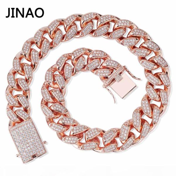 jinao мужчины 20мм heavy iced out chain циркон майами кубинский link ожерелье choker bling hip hop ювелирные изделия золото серебро rosegold, Silver 
jinao мужчины 20мм heavy iced out chain циркон майами кубинский link ожерелье choker bling hip hop ювелирные изделия золото серебро rosegold, Silver