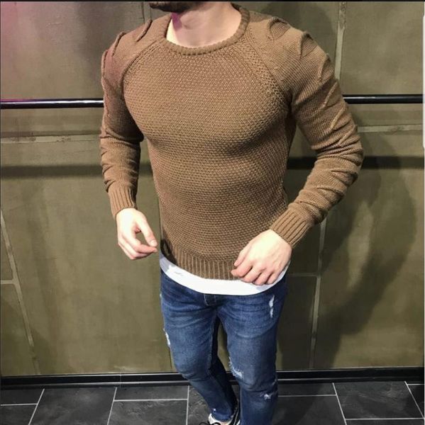 men's sweaters sweater men 2021 arrival casual pullover slim autumn round neck hole quality knitted brand male size s-xl, White;black
men's sweaters sweater men 2021 arrival casual pullover slim autumn round neck hole quality knitted brand male size s-xl, White;black