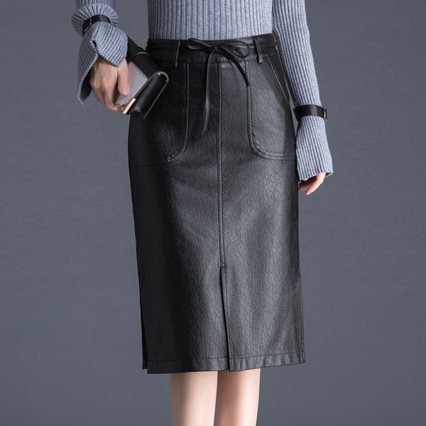 skirts normov autumn winter women skirt faux leather high waist bag hip pocket black female plus size pu femme
skirts normov autumn winter women skirt faux leather high waist bag hip pocket black female plus size pu femme