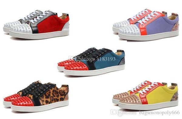 new 2019 designer sneakers red bottom shoe low cut suede spike luxury shoes for men and women shoes party wedding crystal leather sneakers, Black
new 2019 designer sneakers red bottom shoe low cut suede spike luxury shoes for men and women shoes party wedding crystal leather sneakers, Black