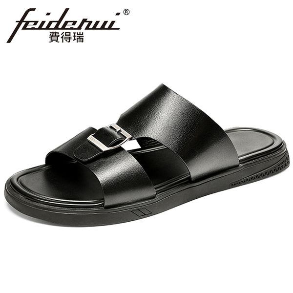 new arrival genuine leather man flat sandals summer comfortable male beach slippers daily outdoor men's breathable shoes fhs232, Black
new arrival genuine leather man flat sandals summer comfortable male beach slippers daily outdoor men's breathable shoes fhs232, Black