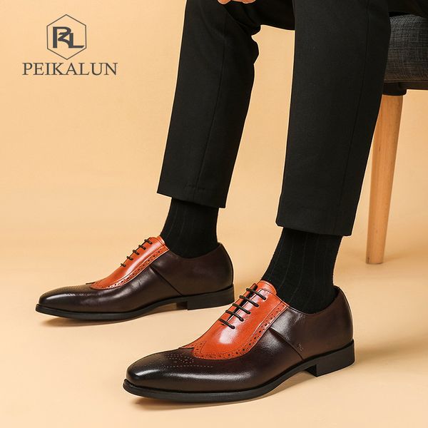powerful2020 fashion high-end leather handmade business formal wear first layer cowhide men's shoes, Black
powerful2020 fashion high-end leather handmade business formal wear first layer cowhide men's shoes, Black