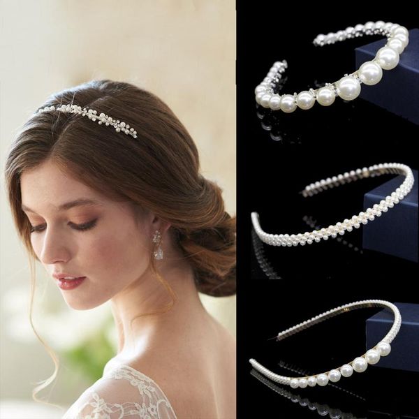 korean design pearl headband for women girls party cute hair accessories bridal crown handmade wedding hair jewelry, Golden;silver
korean design pearl headband for women girls party cute hair accessories bridal crown handmade wedding hair jewelry, Golden;silver
