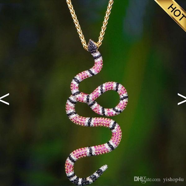 14k gold iced out twisted snake pendant necklace cz bling pendant mens hip hop micro pave cubic zirconia simulated diamonds, Silver
14k gold iced out twisted snake pendant necklace cz bling pendant mens hip hop micro pave cubic zirconia simulated diamonds, Silver