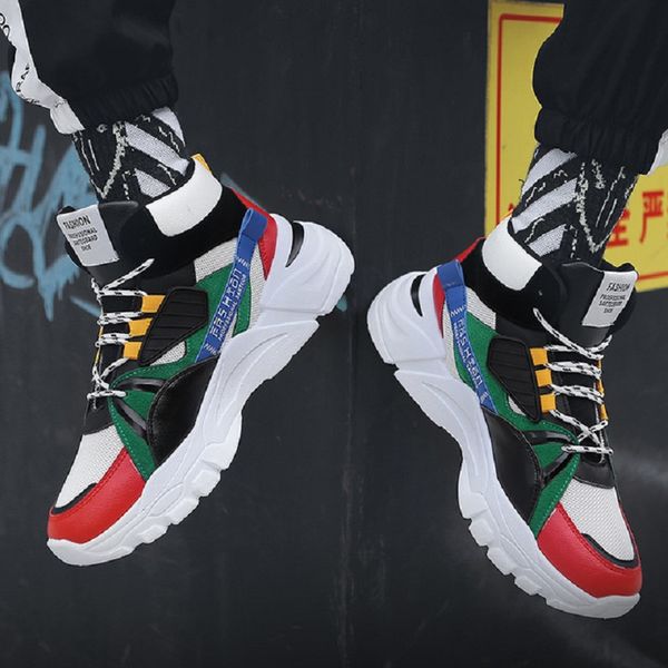 men shoes 2020 summer new high-korean sports joker men casual mesh breathable ins torre tide shoes, Black
men shoes 2020 summer new high-korean sports joker men casual mesh breathable ins torre tide shoes, Black