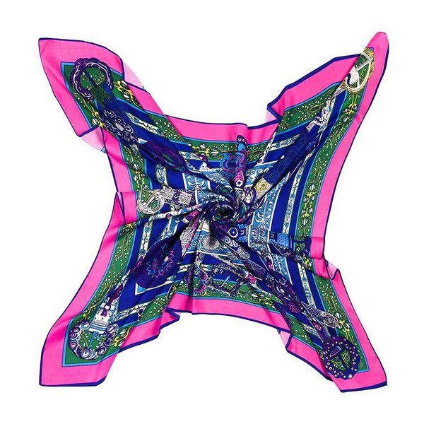 130*130cm women new fashion twill silk unicorn song pattern square vintage handmade scarves fashion shawl, Blue;gray
130*130cm women new fashion twill silk unicorn song pattern square vintage handmade scarves fashion shawl, Blue;gray