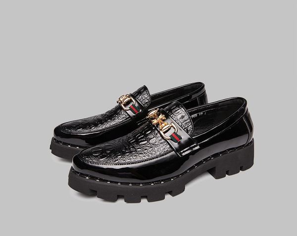 newly men's genuine leather shoes head leather soft anti-slip driving shoes man spring leather shoes, Black
newly men's genuine leather shoes head leather soft anti-slip driving shoes man spring leather shoes, Black