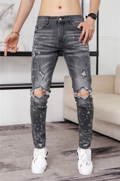 xz700478 fashion men's jeans 2020 runway european design party style men's clothing, Blue
xz700478 fashion men's jeans 2020 runway european design party style men's clothing, Blue