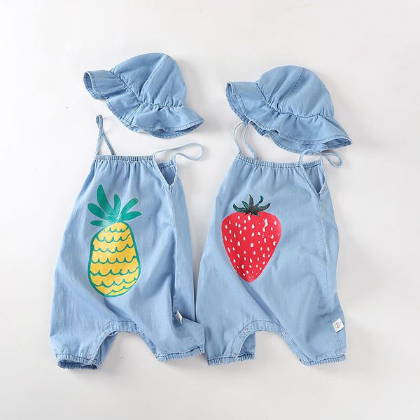 denim jumpsuit + hat suit for infant baby girls clothing birthday rompers sets newborn baby girls' clothes summer outfits sets, White
denim jumpsuit + hat suit for infant baby girls clothing birthday rompers sets newborn baby girls' clothes summer outfits sets, White