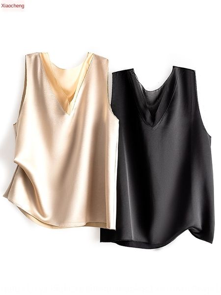 rv9wg fashion vest women's outer wear loose temperament v-collar silky jacket short jacket acetate sleeveless short fashionable summer, White
rv9wg fashion vest women's outer wear loose temperament v-collar silky jacket short jacket acetate sleeveless short fashionable summer, White