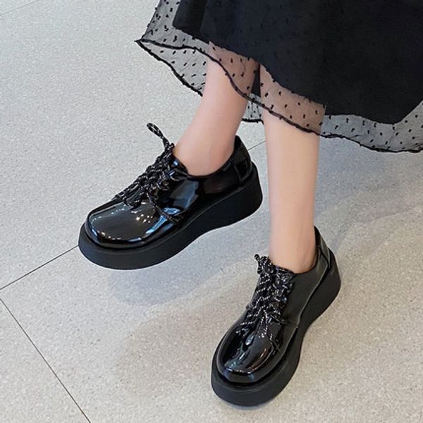 2020 small black leather shoes female british style summer japanese round toe cute flat platform uniform shoes big toe
2020 small black leather shoes female british style summer japanese round toe cute flat platform uniform shoes big toe