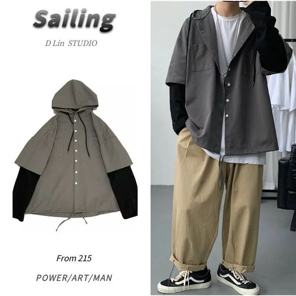 autumn casual jacket men's fashion contrast retro hooded jackets mens streetwear wild loose hip-hop bomber jacket men m-2xl, Black;brown
autumn casual jacket men's fashion contrast retro hooded jackets mens streetwear wild loose hip-hop bomber jacket men m-2xl, Black;brown