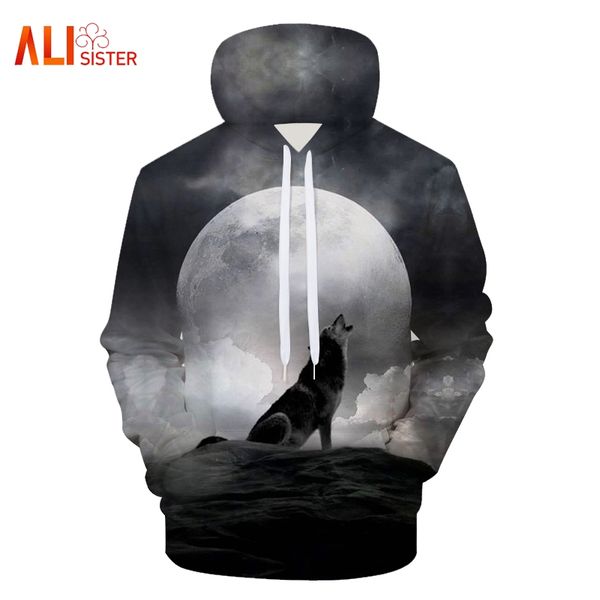 3d wolf moon print hoody casual men fitness sweatshirts hip hop o neck autumn sweatshirt brand clothes with big pocket dropship, Black
3d wolf moon print hoody casual men fitness sweatshirts hip hop o neck autumn sweatshirt brand clothes with big pocket dropship, Black