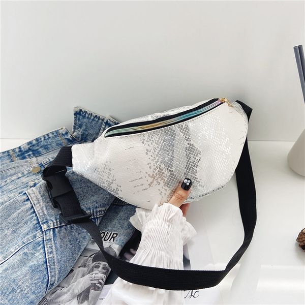 fashion snakeskin chest pack women dumpling shaped sequin waist bag wild style crossbody
fashion snakeskin chest pack women dumpling shaped sequin waist bag wild style crossbody