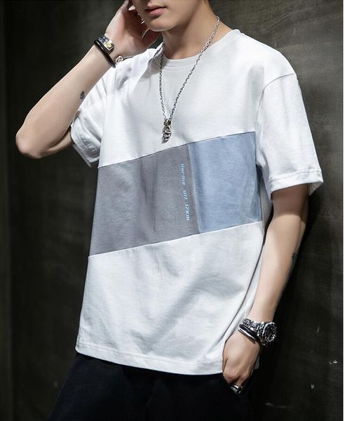 mens women loose t shirt contrast patchwork tees letters print casual mens shirts fashion men shirt tee size s-2xl, White;black
mens women loose t shirt contrast patchwork tees letters print casual mens shirts fashion men shirt tee size s-2xl, White;black