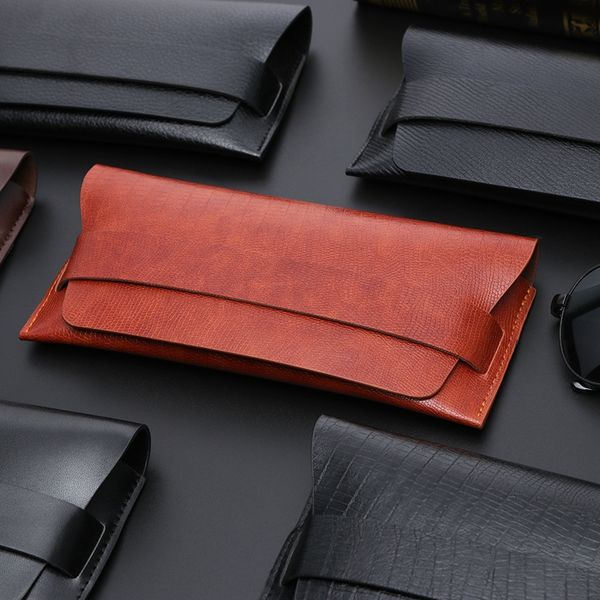 fashion leather sun pu gm glasses case leather glasses case, Blue 
fashion leather sun pu gm glasses case leather glasses case, Blue