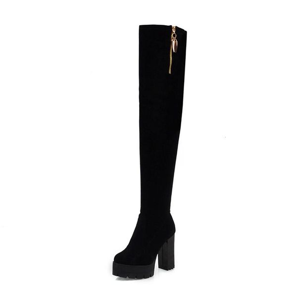 chimizhai women boots 11cm heels shoes winter over the knee boots party dress shoes autumn 46 47 48 woman platform my446, Black
chimizhai women boots 11cm heels shoes winter over the knee boots party dress shoes autumn 46 47 48 woman platform my446, Black