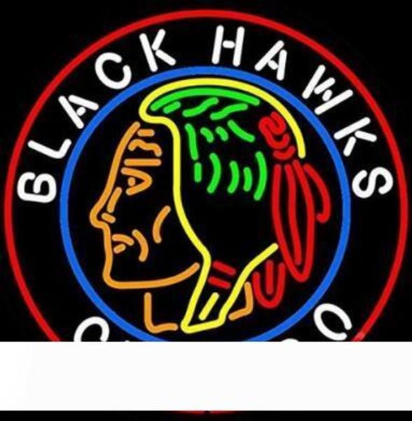 custom new chicago black hawks real glass neon sign light beer bar sign send need p 19x15
custom new chicago black hawks real glass neon sign light beer bar sign send need p 19x15