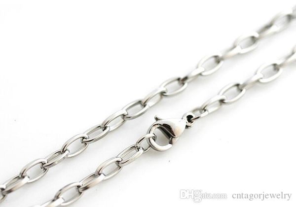 width 2.0mm/2.5mm/3.5mm 316l stainless steel shiny oval rolo pearl link glass locket chain necklace (18"-22" inches, Silver
width 2.0mm/2.5mm/3.5mm 316l stainless steel shiny oval rolo pearl link glass locket chain necklace (18"-22" inches, Silver