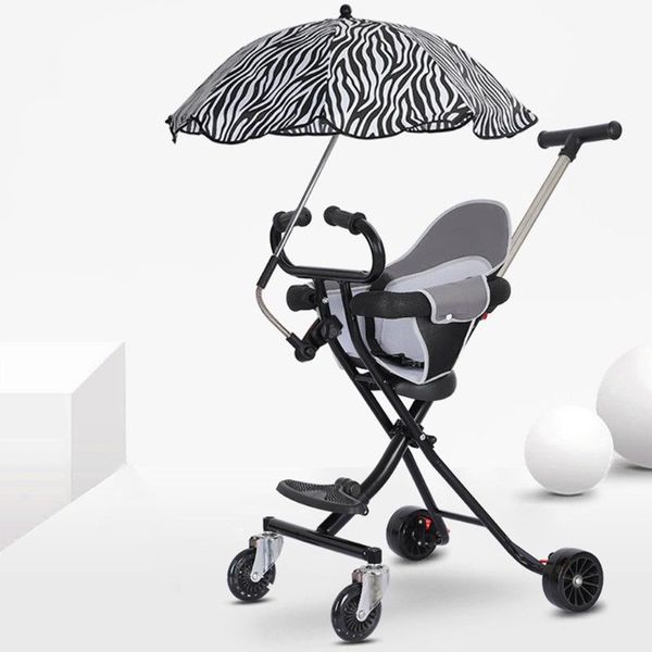 2020 Portable Baby Strollers Comfort Light Stroller Walk Baby Carriage Shade Pushchair Easy To Folding Adjustable With Gifts