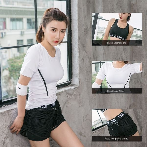 7e4d7 new yoga sports suit women's running quick-drying yoga shorts clothing clothes mesh shorts professional slimming breathable fitne, White;black
7e4d7 new yoga sports suit women's running quick-drying yoga shorts clothing clothes mesh shorts professional slimming breathable fitne, White;black