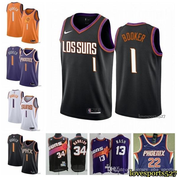 men phoenix suns jersey devin 1 booker deandre 22 ayton charles 34 barkley steve 13 nash basketball jerseys, Black;red
men phoenix suns jersey devin 1 booker deandre 22 ayton charles 34 barkley steve 13 nash basketball jerseys, Black;red