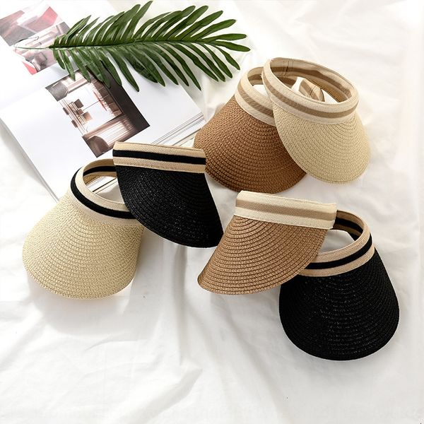 parent-child female shade -proof empty straw sun straw sun hat children's baby girl hat, Blue;gray
parent-child female shade -proof empty straw sun straw sun hat children's baby girl hat, Blue;gray