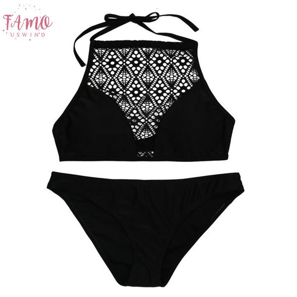 high neck black mesh swimming sets brazilian two pieces suit hollow out swimsuits solid bikini black bikini set women, White;black
high neck black mesh swimming sets brazilian two pieces suit hollow out swimsuits solid bikini black bikini set women, White;black