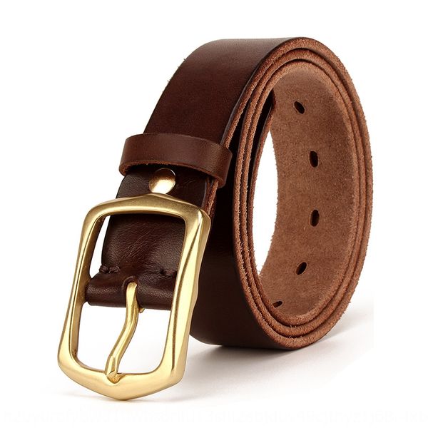 men's genuine leather pin pure copper pin buckle layer cowhide leisure business men's belt belt korean fashion, Black;brown
men's genuine leather pin pure copper pin buckle layer cowhide leisure business men's belt belt korean fashion, Black;brown