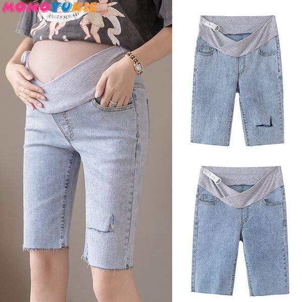 maternity large size denim shorts casual elastic waist lace capris fashion rhinstone patchwork pants pregnancy belly jeans short, White
maternity large size denim shorts casual elastic waist lace capris fashion rhinstone patchwork pants pregnancy belly jeans short, White