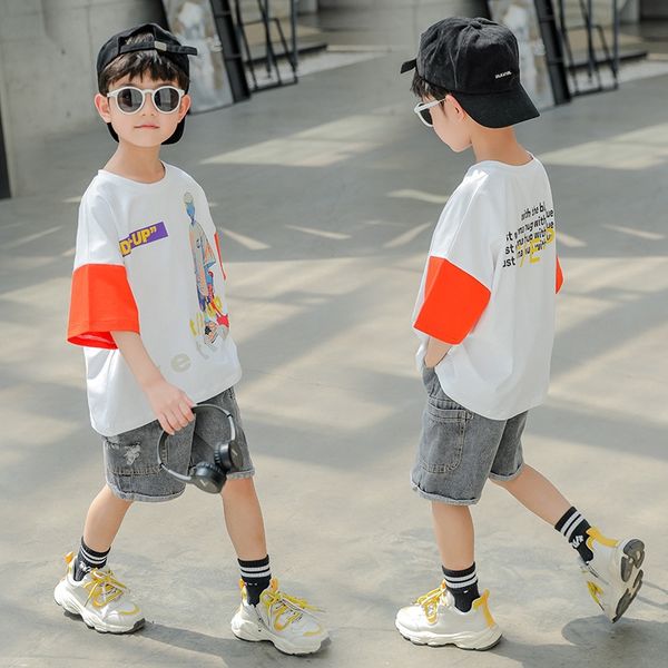 oa0db clothing boys' summer clothes set 2020 new fashionable medium and children's large children's clothes 12-year-old boys
oa0db clothing boys' summer clothes set 2020 new fashionable medium and children's large children's clothes 12-year-old boys