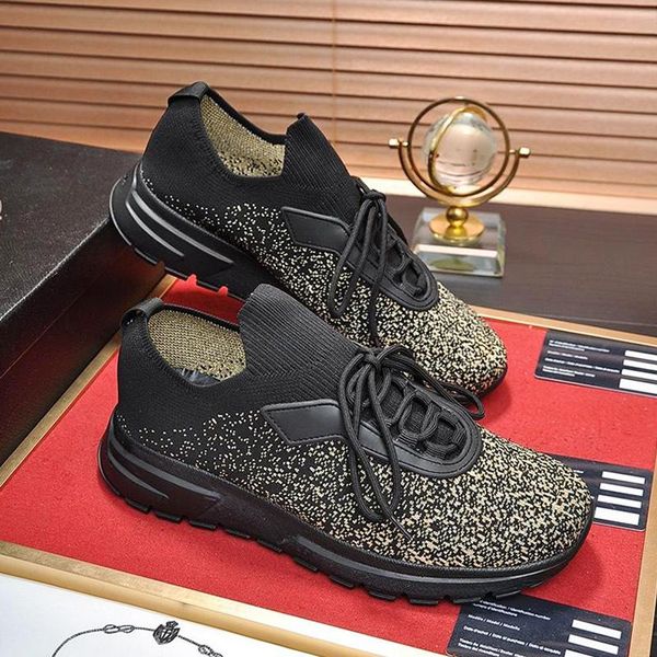 new luxury mens shoes casual breathable design fashion footwears prax 01 knit fabric sneakers patchwork scarpe da uomo men shoes casual, Black
new luxury mens shoes casual breathable design fashion footwears prax 01 knit fabric sneakers patchwork scarpe da uomo men shoes casual, Black