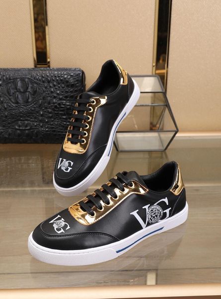 2020b high-end men's leather letter low-lace-up casual shoes, high-quality large size fashion outdoor sports shoes, size: 38-45, Black
2020b high-end men's leather letter low-lace-up casual shoes, high-quality large size fashion outdoor sports shoes, size: 38-45, Black