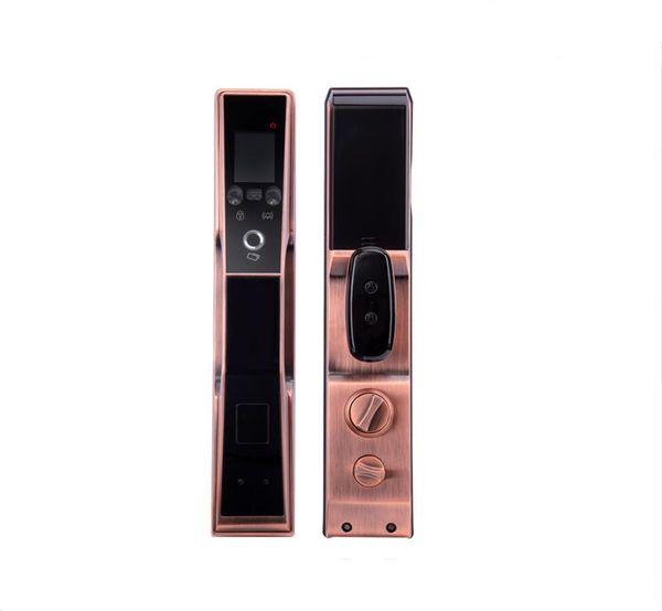 anti-theft smart door facial recognition system lock face fingerprint automatic password golden black +exquisite retail box
anti-theft smart door facial recognition system lock face fingerprint automatic password golden black +exquisite retail box