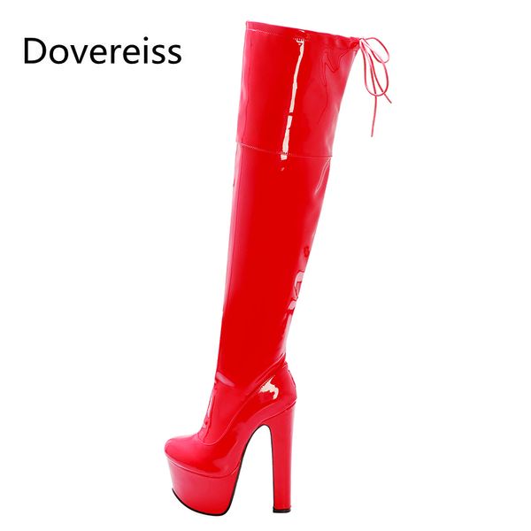 dovereiss fashion zapatillas mujer winter pointed toe red over the knee bocrystal platform boots stilettos heels 43, Black
dovereiss fashion zapatillas mujer winter pointed toe red over the knee bocrystal platform boots stilettos heels 43, Black
