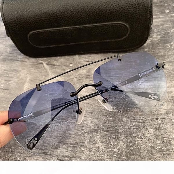 chrome women oversize sunglasses fashion men rimless sunglasses big frame sunglasses for men brand driving sun glasses with original box, White;black
chrome women oversize sunglasses fashion men rimless sunglasses big frame sunglasses for men brand driving sun glasses with original box, White;black