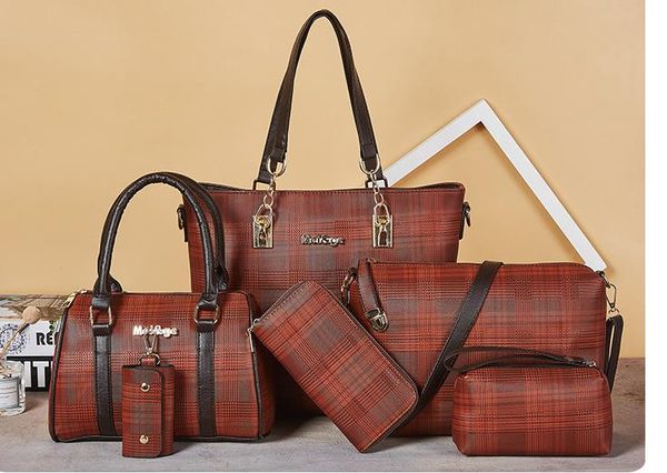 Designer Women's Bag 2020 New Fashion PU Oblique Cross-body Bags Large Capacity Six-piece Shoulder Bag Free Shipping
Designer Women's Bag 2020 New Fashion PU Oblique Cross-body Bags Large Capacity Six-piece Shoulder Bag Free Shipping