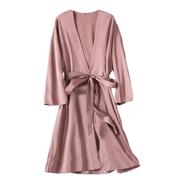 women's sleepwear deep v neck women satin nightgown long kimono dress robe lingerie gown ice silk nightdress solid color nightwear, Black;red
women's sleepwear deep v neck women satin nightgown long kimono dress robe lingerie gown ice silk nightdress solid color nightwear, Black;red
