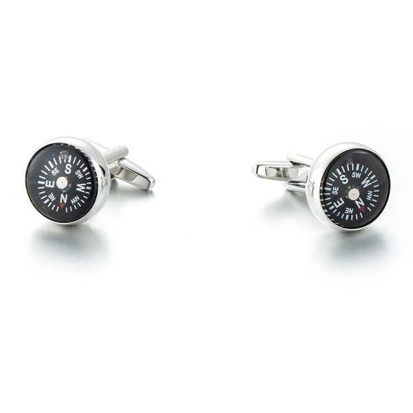 2020 premium compass-shaped cufflinks selling french shirt cuffs dress buttons, Silver 
2020 premium compass-shaped cufflinks selling french shirt cuffs dress buttons, Silver