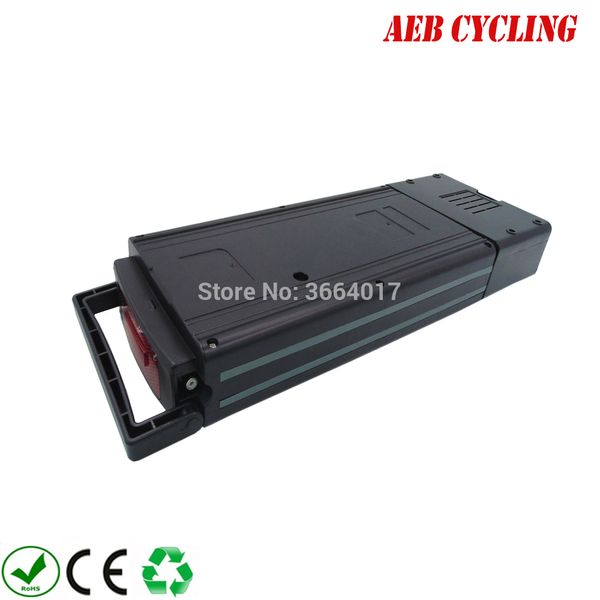 Image of Free shipping to EU US Lithium ion 36V 14.5Ah rear rack battery Li-ion e-bike with charger for city bike