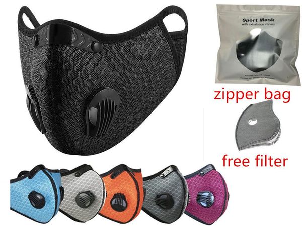 us stock cycling face mask activated carbon with filter pm2.5 anti-pollution sport running training protection dust mask, Black
us stock cycling face mask activated carbon with filter pm2.5 anti-pollution sport running training protection dust mask, Black