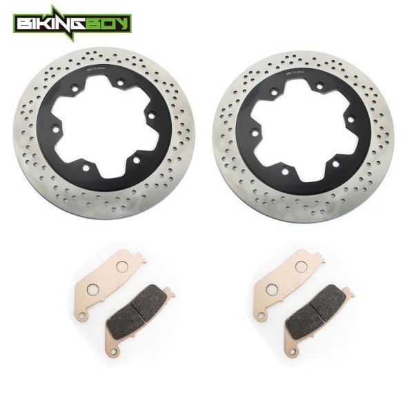 bikingboy for thunderbird sport 885 98 99 00 01 02 03 tiger 955i 2001 2002 2003 2004 front brake disks discs rotors pads
bikingboy for thunderbird sport 885 98 99 00 01 02 03 tiger 955i 2001 2002 2003 2004 front brake disks discs rotors pads