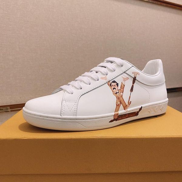 2021-2020t new luxury design leather printed breathable sports shoes fashion wild mens casual shoes mens banquet shoes size :38, Black
2021-2020t new luxury design leather printed breathable sports shoes fashion wild mens casual shoes mens banquet shoes size :38, Black