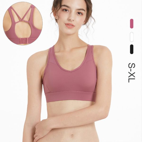 women hollow beautiful back adjustable yoga bra exercise anti-seismic decompression stereotypes push up fitness exercise gym bra, White;black
women hollow beautiful back adjustable yoga bra exercise anti-seismic decompression stereotypes push up fitness exercise gym bra, White;black