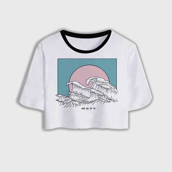 wave japanese print fun short sleeved t shirts harajuku aesthetic printed tshirt crop women clothes riverdale t shirts, White
wave japanese print fun short sleeved t shirts harajuku aesthetic printed tshirt crop women clothes riverdale t shirts, White