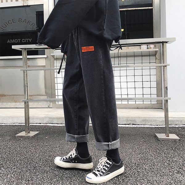 men's 2020 autumn new men's solid color loose straight pants korean style trendy harem pants for jeans and jeans men, Blue
men's 2020 autumn new men's solid color loose straight pants korean style trendy harem pants for jeans and jeans men, Blue