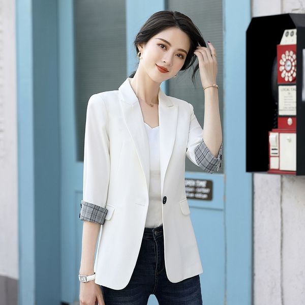 professional small suit for women 2020 jacket jacket autumn new black korean slim fit all-match short casual ol suit, White;black
professional small suit for women 2020 jacket jacket autumn new black korean slim fit all-match short casual ol suit, White;black